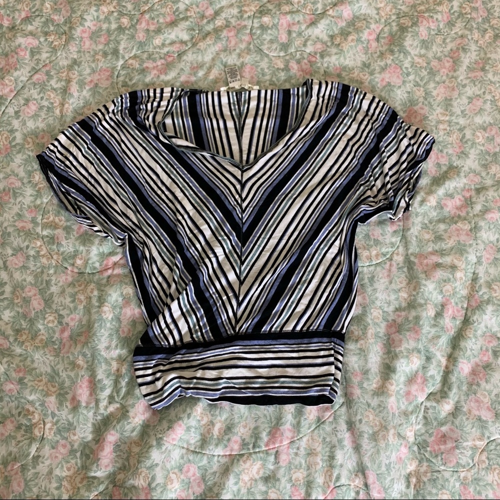 5/$25 Sale ☀️ Max Studio Striped Dolman Sleeve Top
